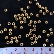 Forgyldte perler 4 mm.